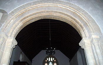 The chancel arch June 2012